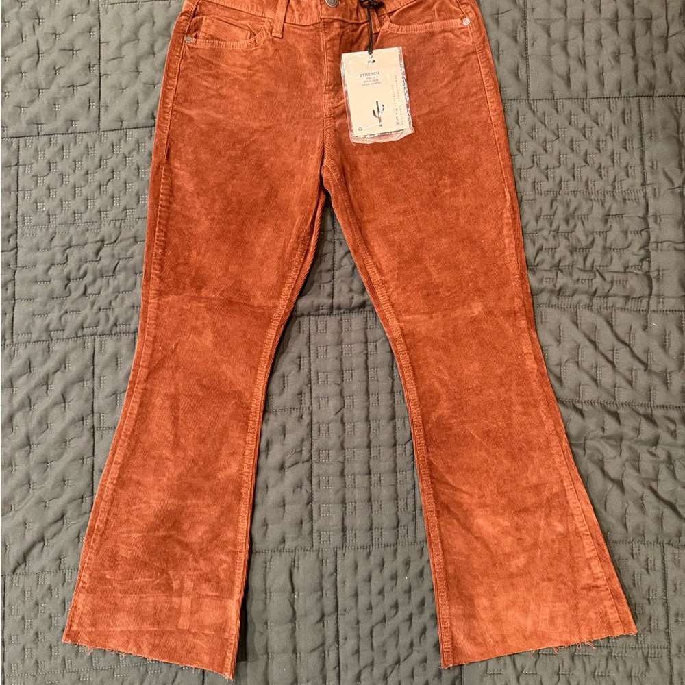 Pistola Burnt Orange Corduroy Pants
